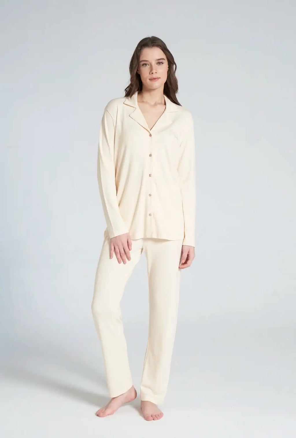 Honey Glow Cotton Pijama Set