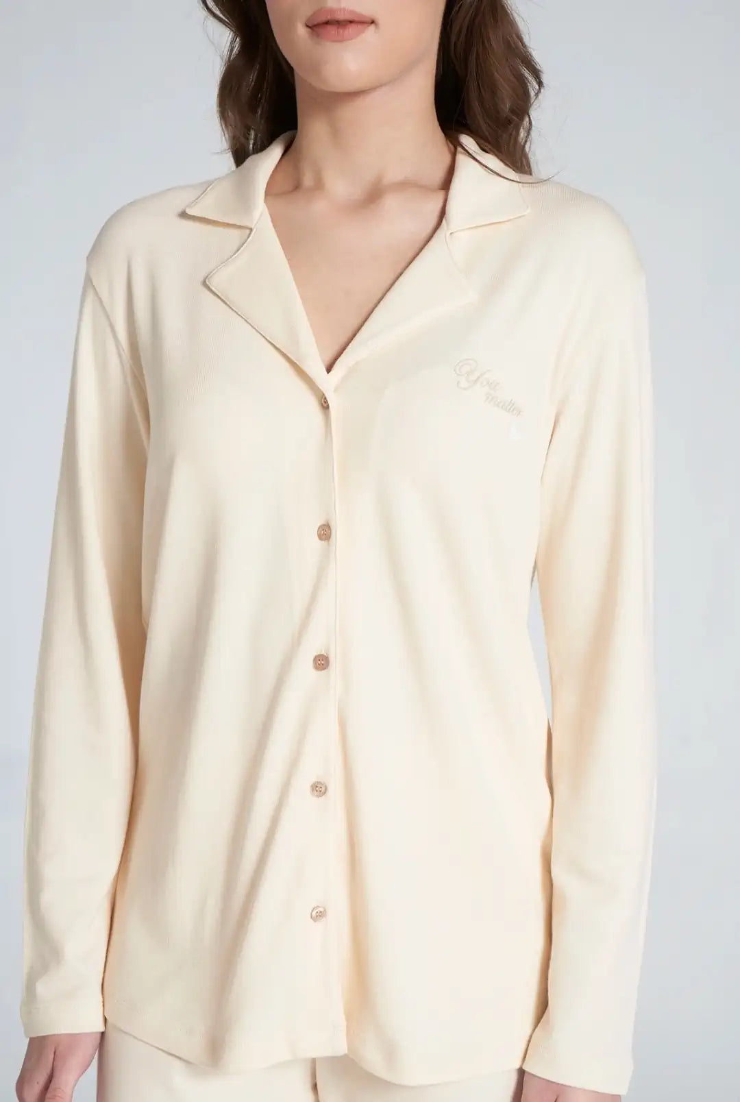 Honey Glow Cotton Pijama Set