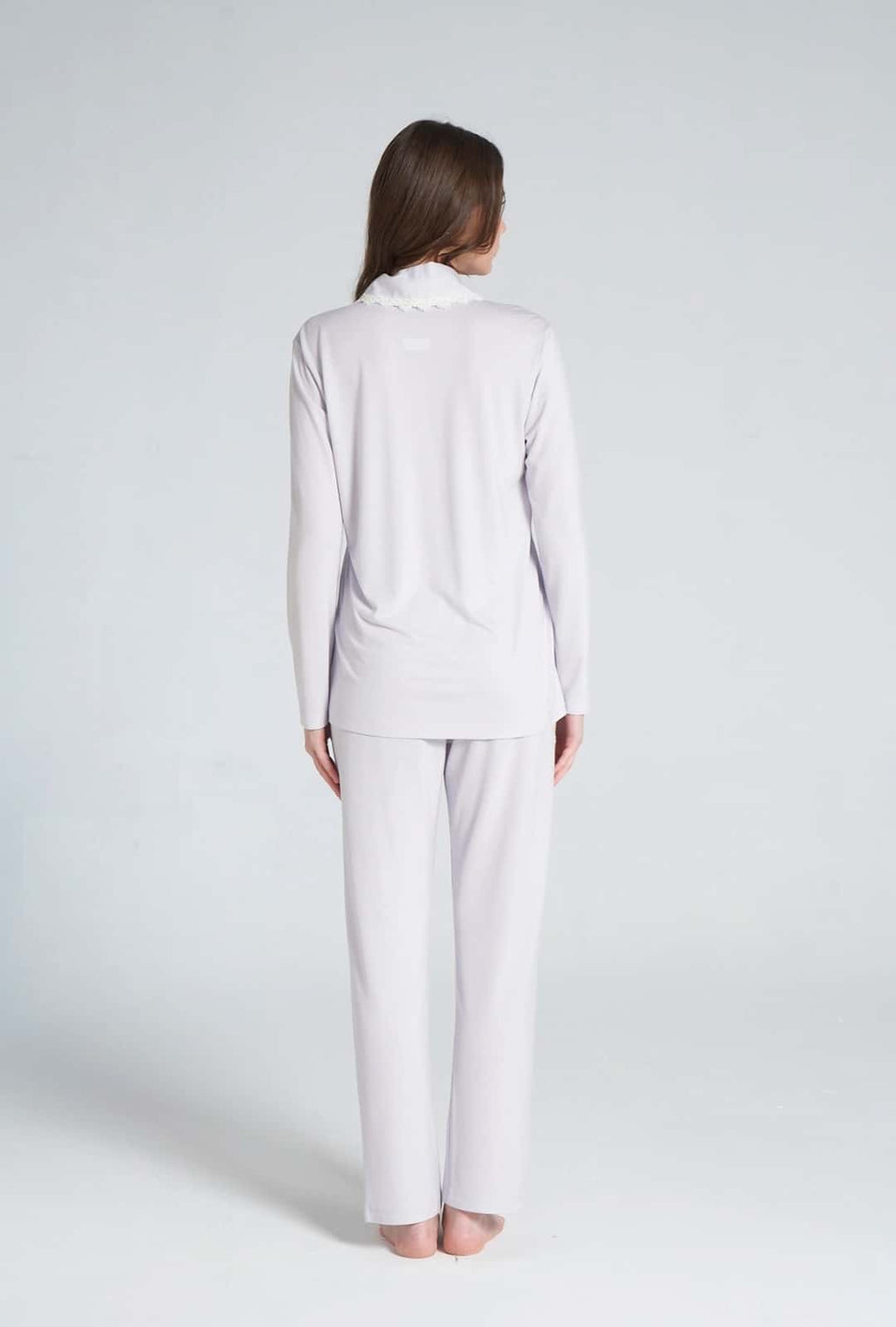Lilac Cotton Pijama Set