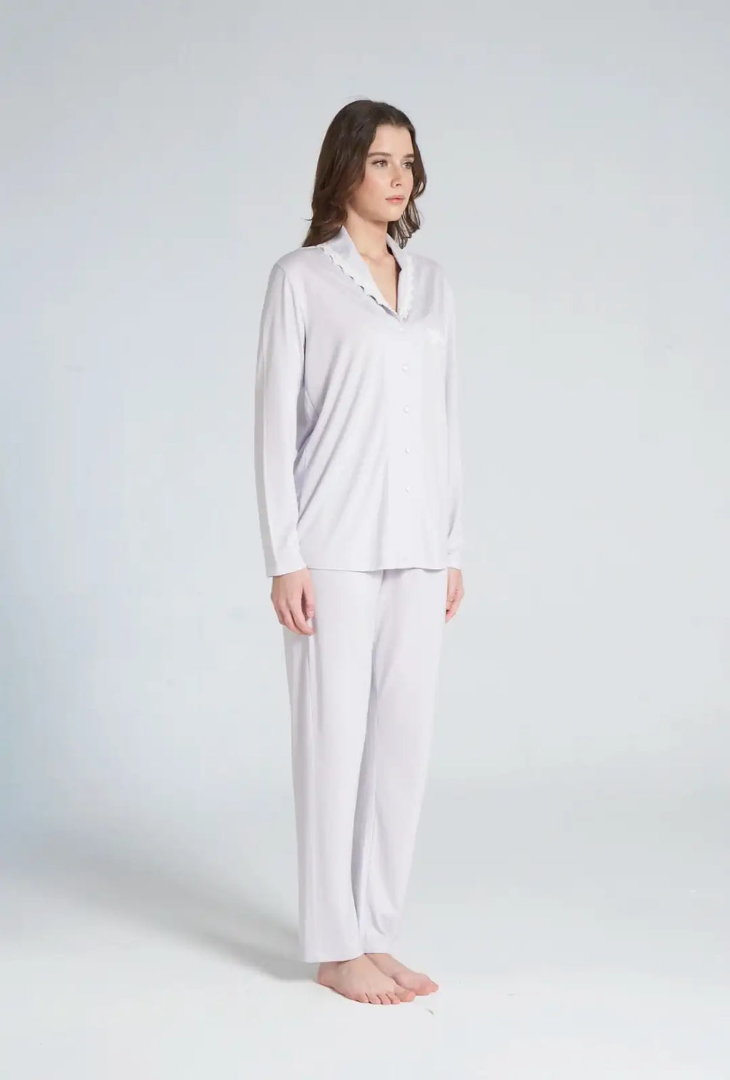 Lilac Cotton Pijama Set