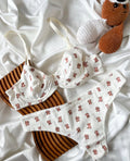 Teddy Cotton Bra Set
