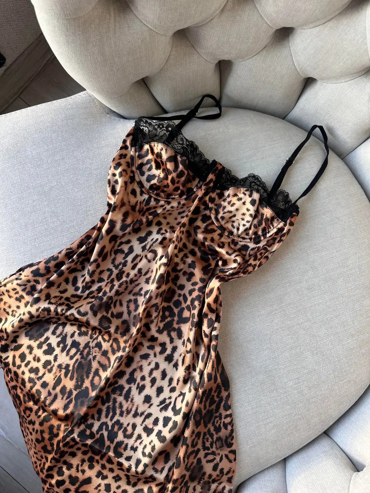 Leo Romantic Satin Babydoll