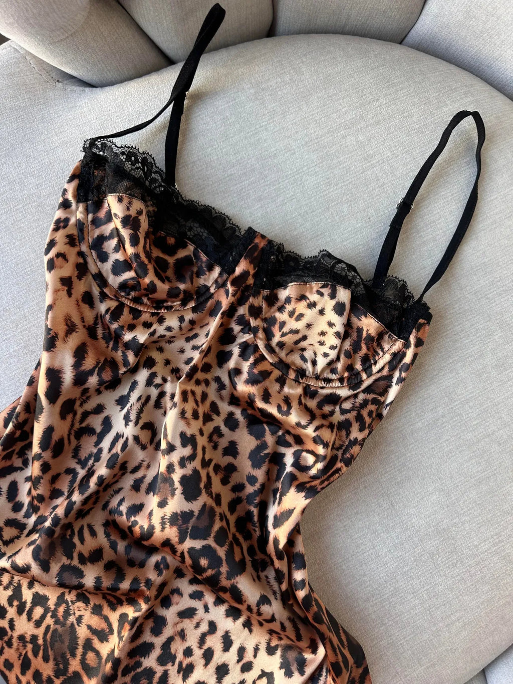 Leo Romantic Satin Babydoll