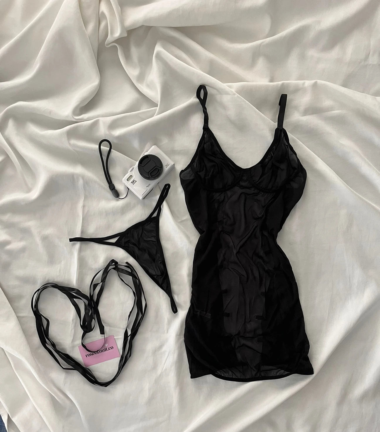 Black Amour Babe Babydoll