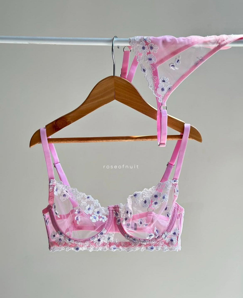 Daisy Pink Bra Set